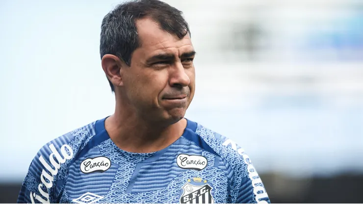 Fábio Carille, treiandor do Santos.