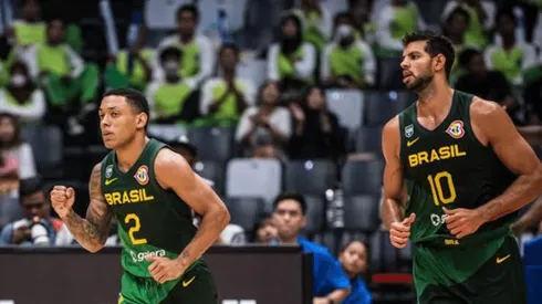 Atletas da Seleção Brasileira de Basquete disputaram etapas da AmeriCup em março de 2024 (Foto: Divulgação/CBB)