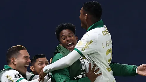 Luis Guilherme marcou seu primeiro gol como profissional. Foto: Cesar Greco/Palmeiras