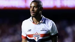 André Silva em partida entre São Paulo e Novorizontino, no Estádio Morumbis, pelo Campeonato Paulista, no dia 17/03/2024.