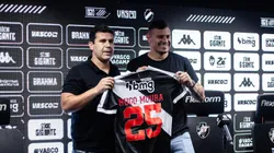 Hugo Moura em sua apresentação oficial pelo Vasco Foto: Vasco
