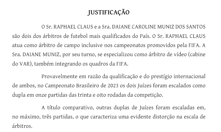 Requerimento do Senado sobre CPI do futebol. Divulgação.