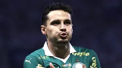 Veiga comemorando gol marcado pelo Paulistão. Ele pode ser desfalque contra o del Valle. Foto: Marcello Zambrana/AGIF