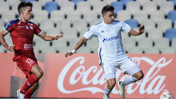 Jogador do Cruzeiro em ação pela Copa Sul-Americana. Foto: Cruzeiro