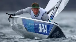 Robert Scheidt em Tóquio: Maior medalhista da história olímpica do Brasil (Foto: Clive Mason/Getty Images)