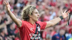 Agustin Canobbio: jogador do Athletico estará 'em casa' contra o Danubio. (Foto: Robson Mafra/AGIF)