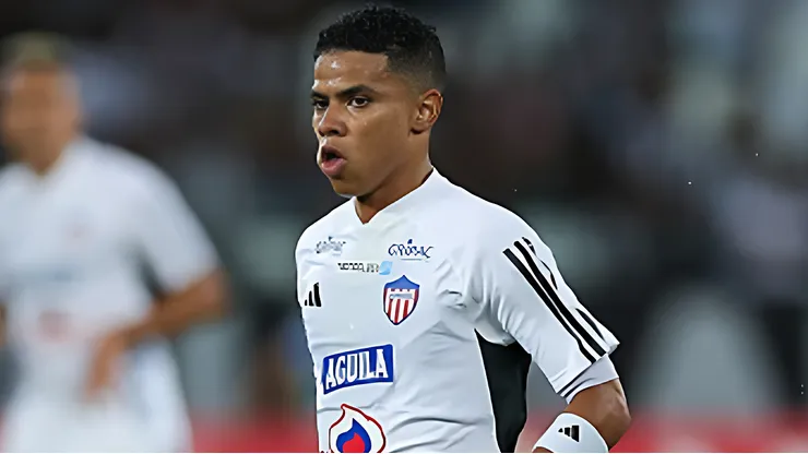 José Enamorado no Estádio Nilton Santos em partida entre Botafogo e Junior Barranquilla, pela Copa Libertadores da América, no dia 03/04/02024. Foto: Buda Mendes/Getty Images