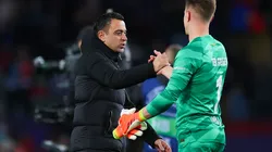 Xavi, treinador do Barcelona. Foto de Eric Alonso