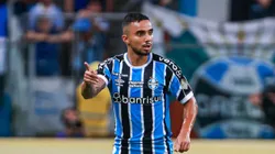 Fábio atuando na Arena do Grêmio pelo Campeonato Gaúcho. Foto: Maxi Franzoi/AGIF