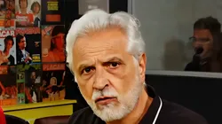 Sormani durante programa da Placar TV. Jornalista não gostou da partida do Peixe. Foto: Reprodução/ Placar TV.