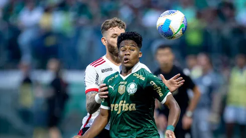 Endrick vai para mais uma partida de Libertadores pelo Palmeiras. Foto: Leonardo Lima/AGIF