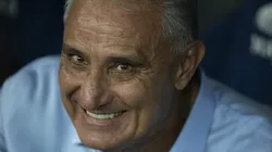 RJ - RIO DE JANEIRO - 17/04/2024 - BRASILEIRO A 2024, FLAMENGO X SAO PAULO - Tite tecnico do Flamengo durante partida contra o Sao Paulo no estadio Maracana pelo campeonato Brasileiro A 2024.