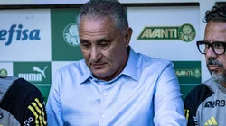 Tite desabafou na coletiva após levar cusparada ao deixar o gramado do Allianz Parque