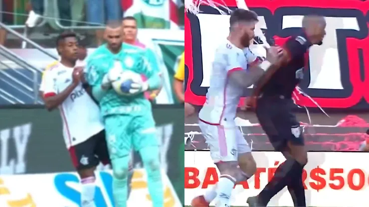 Lances polêmicos nas duas últimas rodadas do Campeonato Brasileiro. Foto: Repordução / Rede social X