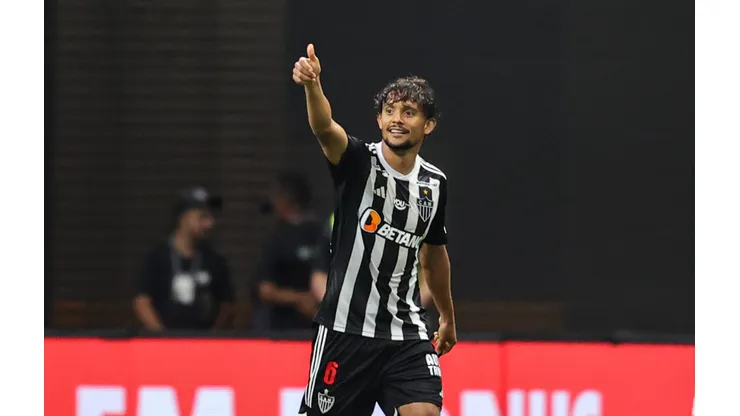 Gustavo Scarpa em partida pelo Atlético-MG
