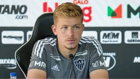 Foto: Pedro Souza/ Atlético – Bruno Fuchs, zagueiro do Atlético-MG