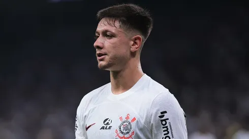 Rodrigo Garro na Neo Química Arena, em partida entre Corinthians e Nacional-PAR, pela Copa Sul-Americana, no dia 09/04/2024.