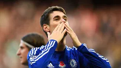 Oscaro, na época em que jogava pelo Chelsea. O meio-campista desperta interesse do Flamengo.