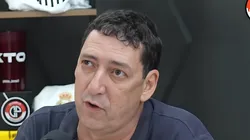 PVC em entrevista no ano passado. Jornalista projeta jogo do Alviverde. Foto: Reprodução/ Youtube Charla Podcast.