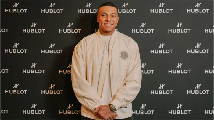 Kylian Mbappé em evento - Foto: Remy Steiner/Getty Images for Hublot