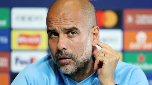 Pep Guardiola, técnico do Manchester City. Portaluppi chamou reflexão sobre a equipe inglesa