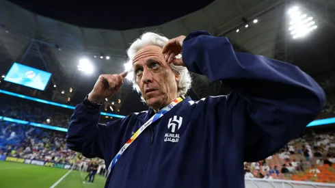 Jorge Jesus, treinador do Al-Hilal. Foto de Yasser Bakhsh