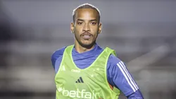 Matheus Pereira em ação durante o treinamento da última terça-feira (16). Foto: Gustavo Aleixo/Cruzeiro