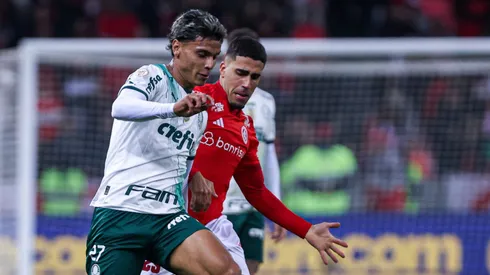 Richard Ríos e Gabriel. O Palmeiras enfrenta o Internacional, nesta quarta-feira (17), pelo Brasileirão Série A.