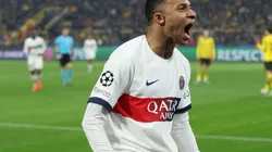 Mbappé comemorando o gol marcado na Champions League (Foto: Alex Grimm/Getty Images)