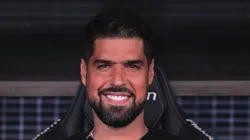 António Oliveira durante partida contra o Santo André pelo Paulistão. Treinador vai mudar escalação do Timão.