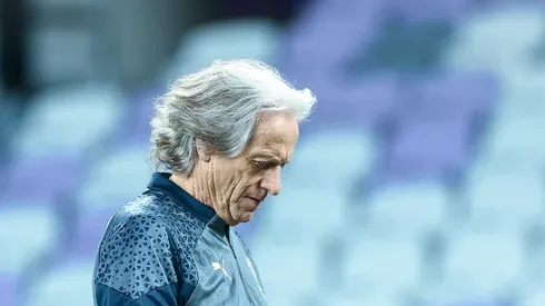 Jorge Jesus em treino do Al-Hilal. Foto: Al-Hilal