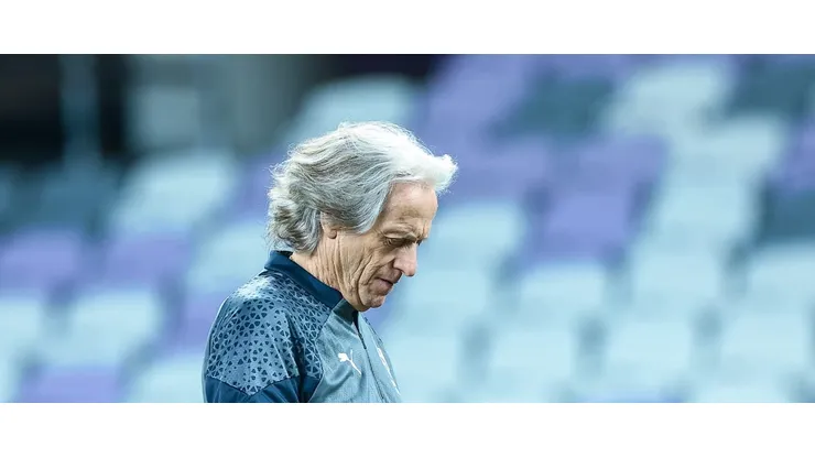 Jorge Jesus em treino do Al-Hilal. Foto: Al-Hilal