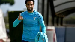 Felipe Anderson em ação pela Lázio