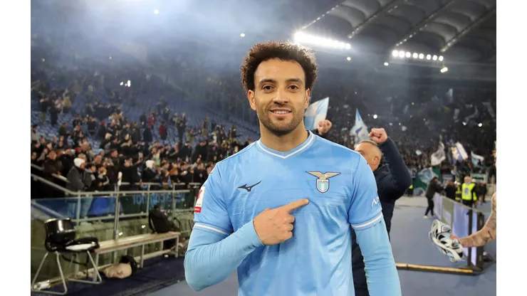 Felipe Anderson em Lazio vs Roma pela Copa da Itália (foto: Paolo Bruno/Getty Images)