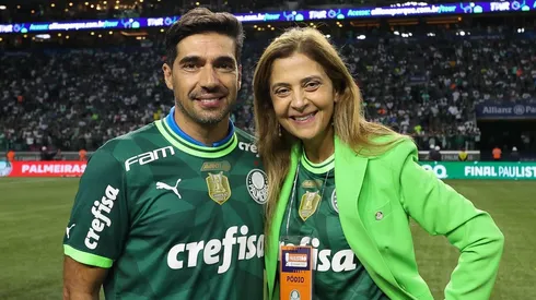 Leila Pereira e Abel Ferreira, devem promover reformulação no elenco do Palmeiras - Foto: Cesar Greco/Se Palmeiras