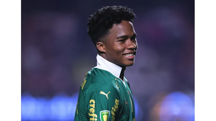 Endrick em São Paulo x Palmeiras pelo Campeonato Paulista 2024