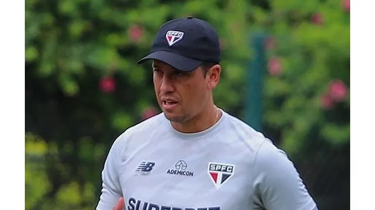 Carpini em treino do Tricolor. O técnico viu o cenário mudar no Clube - Foto: Flickr Oficial São Paulo Futebol Clube