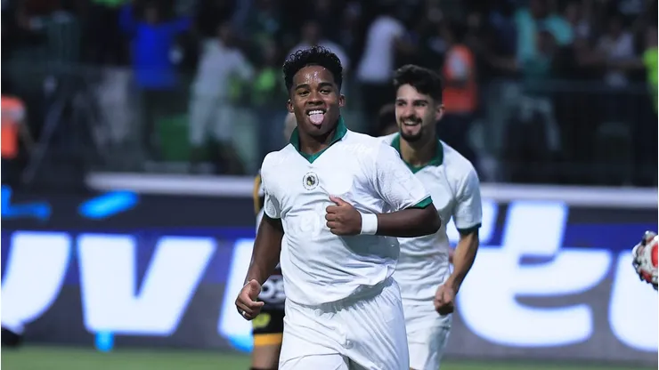 Endrick tem mais uma oportunidade de marcar pelo Palmeiras. Foto: Ettore Chiereguini/AGIF