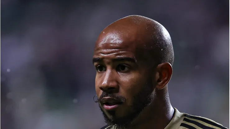 Patrick durante partida contra o Democrata pelo Campeonato Mineiro 2023. Volante está de saída do Galo.