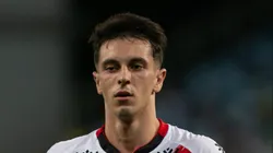 Meio-campista falou rapidamente durante o intervalo do confronto