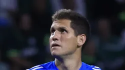 Rafael, do Cruzeiro, durante partida contra o Palmeiras. Goleiro não deve voltar ao Santos.