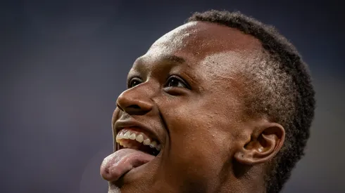 Nathan Fernandes comemora gol durante partida contra o Juventude pela final do Campeonato Gaúcho. Jogador não vai ser negociado.