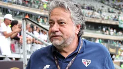 Julio Casares, presidente do São Paulo, na decisão da Supercopa do Rei, contra o Palmeiras, no Mineirão, dia 04/02/2024.
