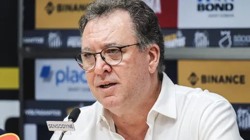 MarceloTeixeira, presidente do Santos.