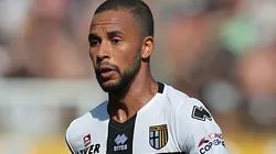 Hernani no Estádio Ennio Tardini em partida entre Parma e Cagliari, pelo Campeonato Italiano, no dia 15/09/2019. Foto: Emilio Andreoli/Getty Images