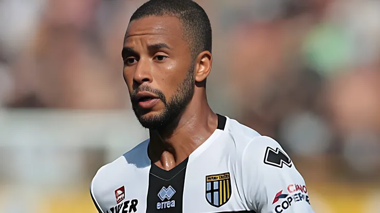 Hernani no Estádio Ennio Tardini em partida entre Parma e Cagliari, pelo Campeonato Italiano, no dia 15/09/2019. Foto: Emilio Andreoli/Getty Images