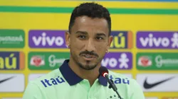 Danilo em coletiva de imprensa pela Seleção Brasileiro, no Mangueirão, no Pará, no dia 05/09/2023.