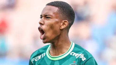 Estevão na Arena Barueri em partida entre Palmeiras e Queimadense, pela Copa São Paulo de Futebol Júnior, no dia 04/01/2024.