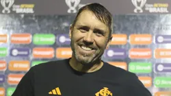 AL - ARAPIRACA - 28/02/2024 - COPA DO BRASIL 2024, ASA X INTERNACIONAL - Eduardo Coudet tecnico do Internacional (RS), durante a partida contra o Asa (AL) no estadio Coaracy da Mata Fonseca em Arapiraca (AL) pela copa do Brasil 2024, nesta quarta-feira (28). Eduardo Coudet quer aproveitar histórico positivo do Inter contra o Bahia.