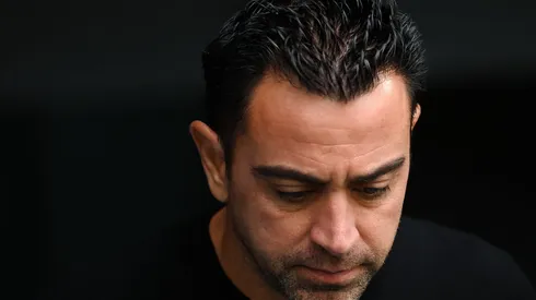 Xavi momentos antes da partida entre Real Madrid vs Barcelona em La Liga. (Foto: David Ramos/Getty Images)